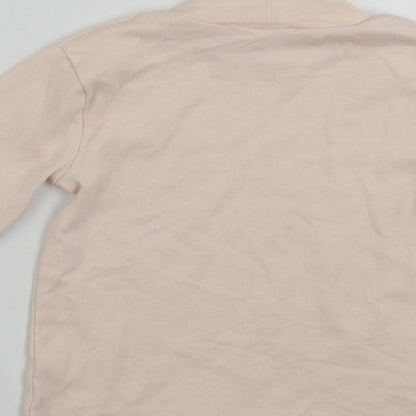 Brand and care label for George girls’ pink basic t-shirt, size 4-5, years