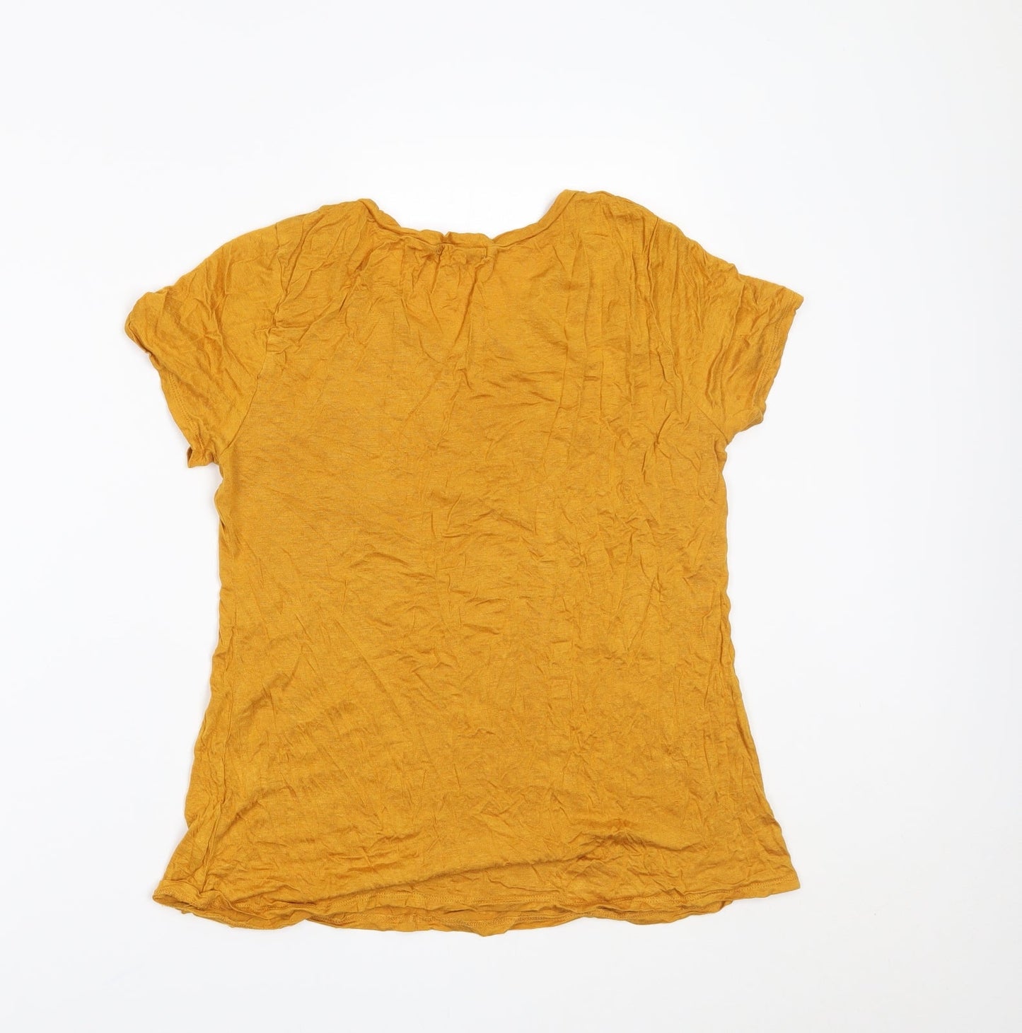 Active Basic Womens Yellow   Basic T-Shirt Size M
