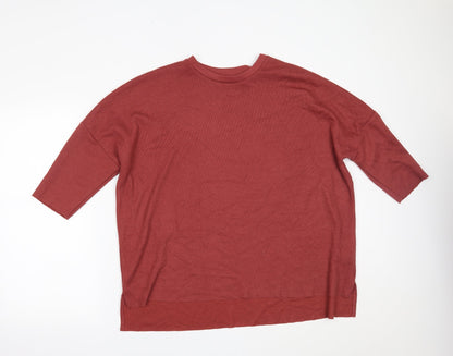 Primark Womens Red   Basic Polo Size M