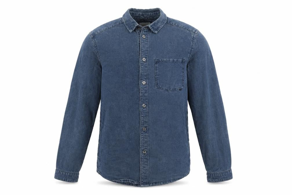 Wezc Mens Blue    Button-Up Size S