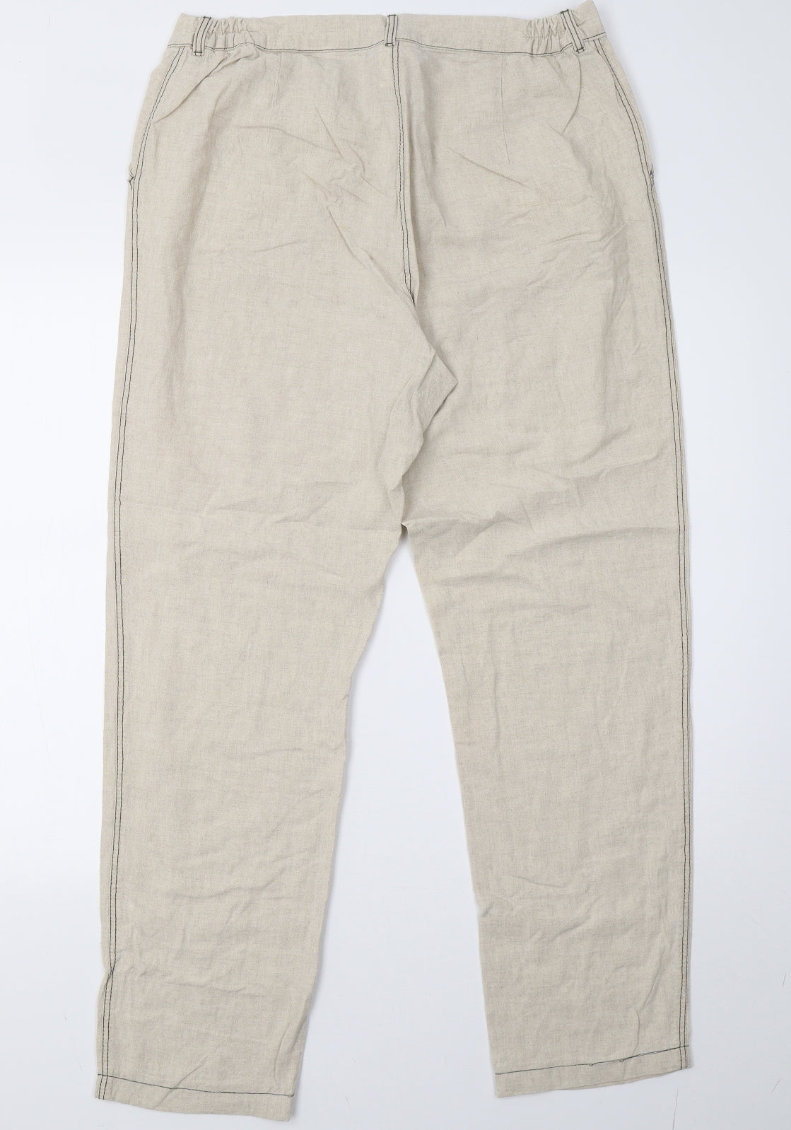 godske Womens Beige   Trousers  Size 16 L32 in