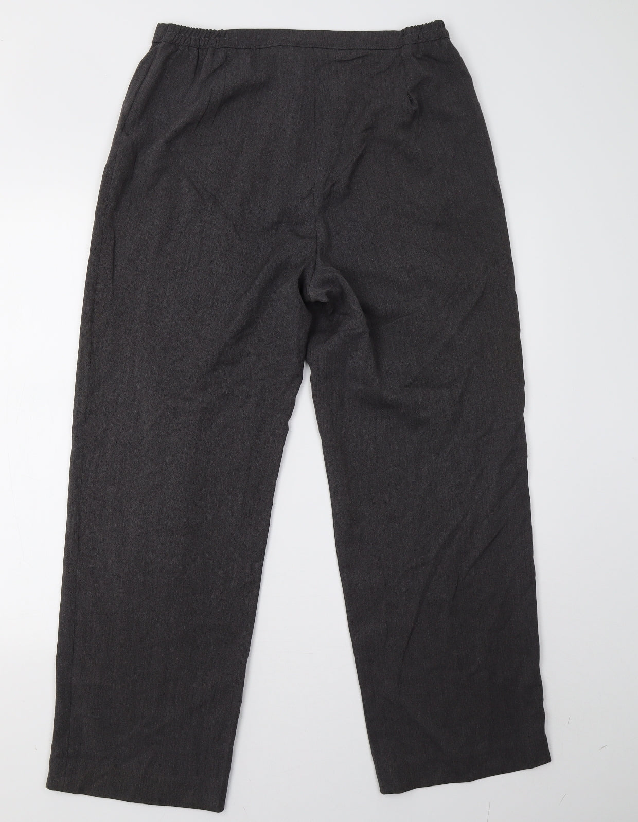 Poppy Womens Grey   Trousers  Size 14 L29 in