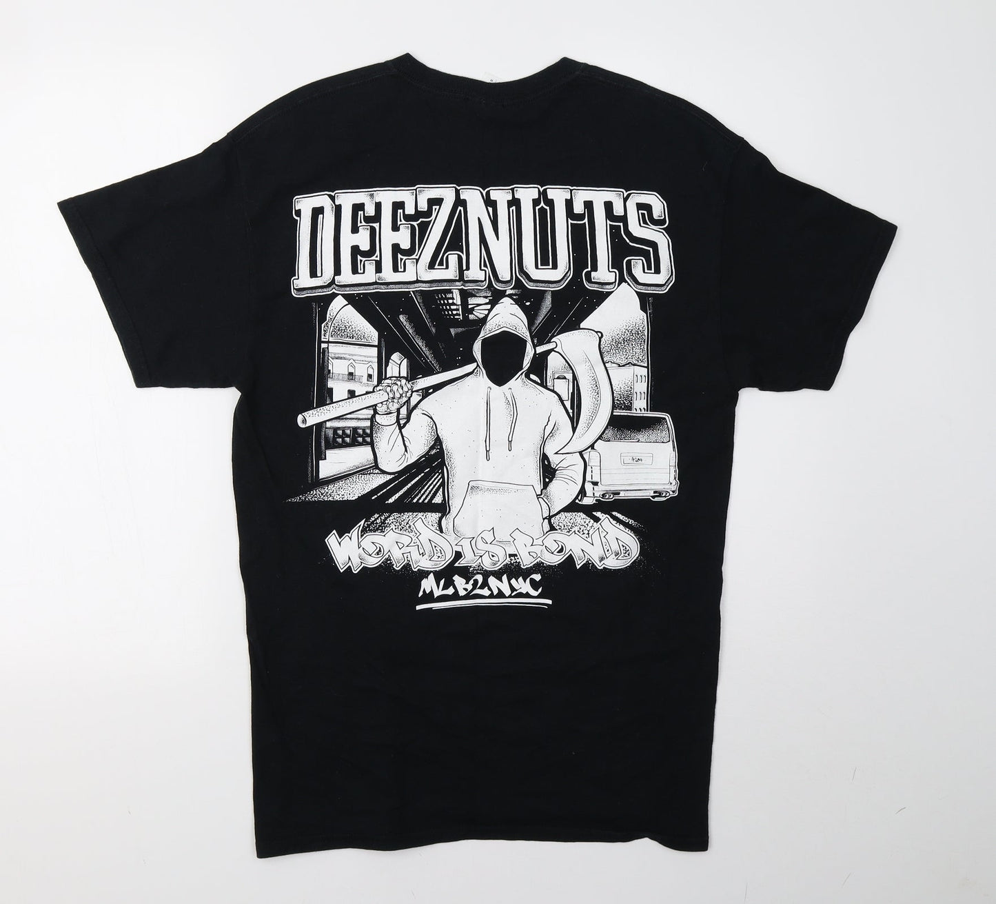 Gildan Mens Black    T-Shirt Size M