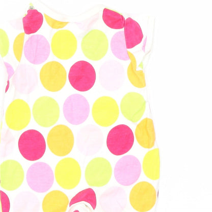 Preloved Miniclub Baby Multicoloured Polka Dot  Romper One-Piece Size 0-3 Months - Label