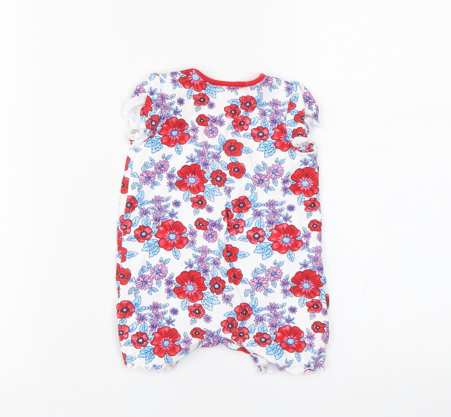 MiniClub Baby Multicoloured Floral  Romper One-Piece Size 0-3 Months