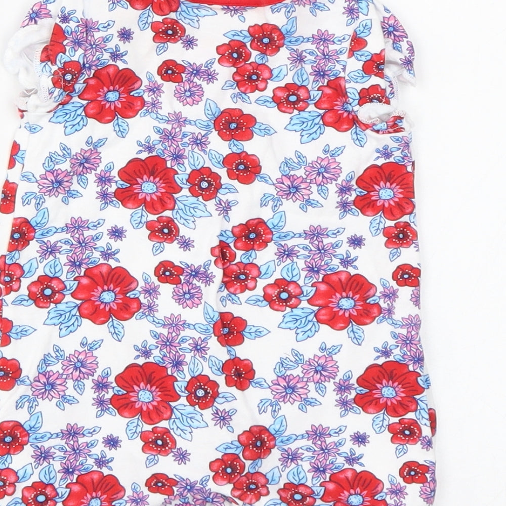 MiniClub Baby Multicoloured Floral  Romper One-Piece Size 0-3 Months