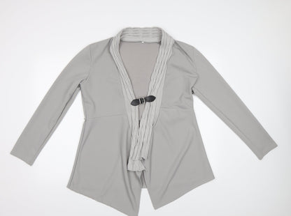 Preworn Womens Grey   Jacket Blazer Size L