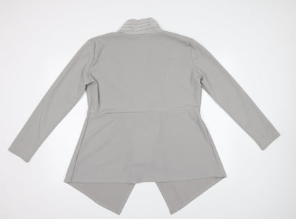 Preworn Womens Grey   Jacket Blazer Size L