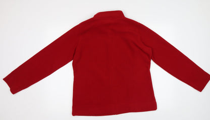 Preloved Isle Womens Red   Full Zip Sweatshirt Size 14 - Back
