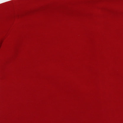 Preloved Isle Womens Red   Full Zip Sweatshirt Size 14 - Label