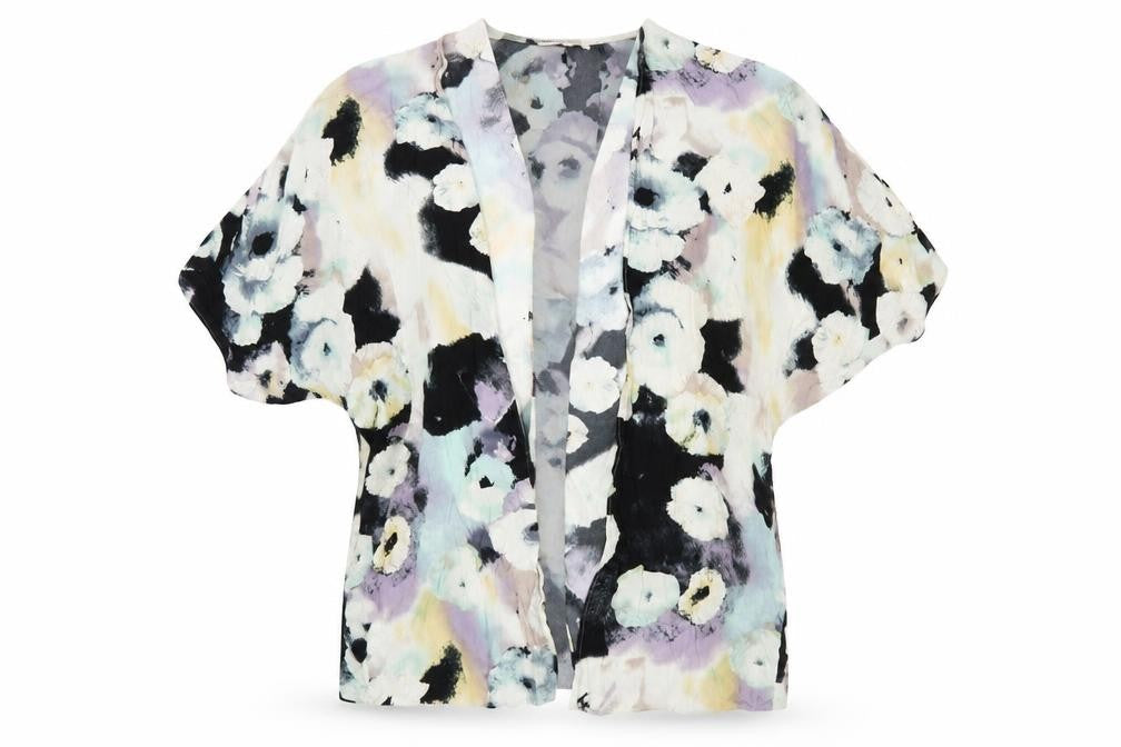 Papaya Womens Multicoloured Floral  Basic Blouse Size M
