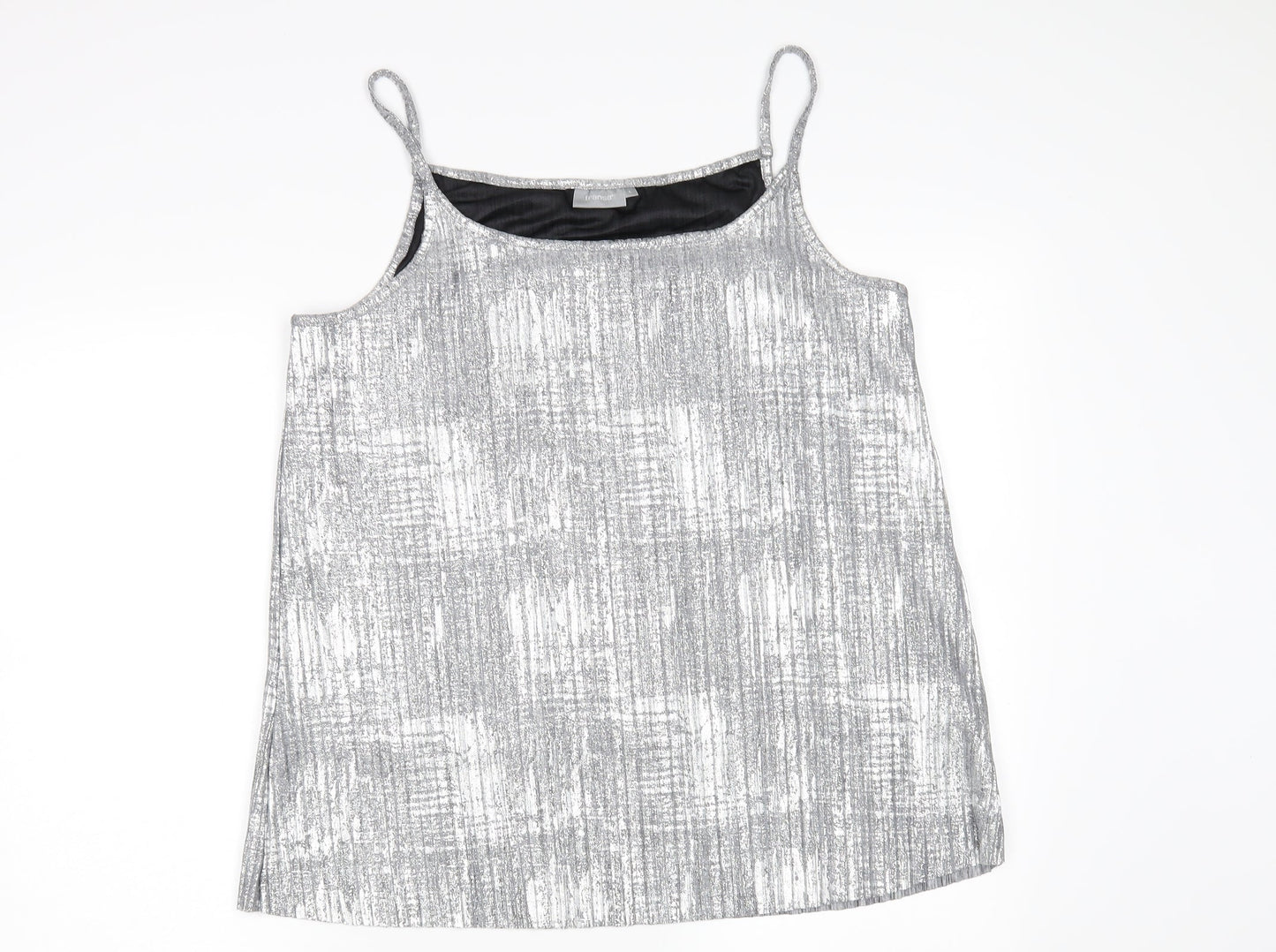 Fransa Womens Silver   Camisole Tank Size L