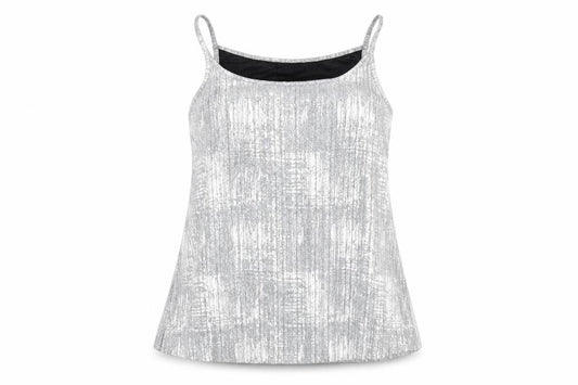Fransa Womens Silver   Camisole Tank Size L