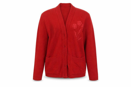 Care Womens Red   Pullover Jumper Size S