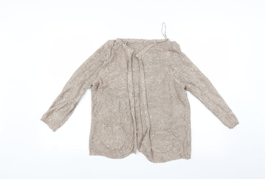 Marks and Spencer Womens Beige   Pullover Jumper Size 12