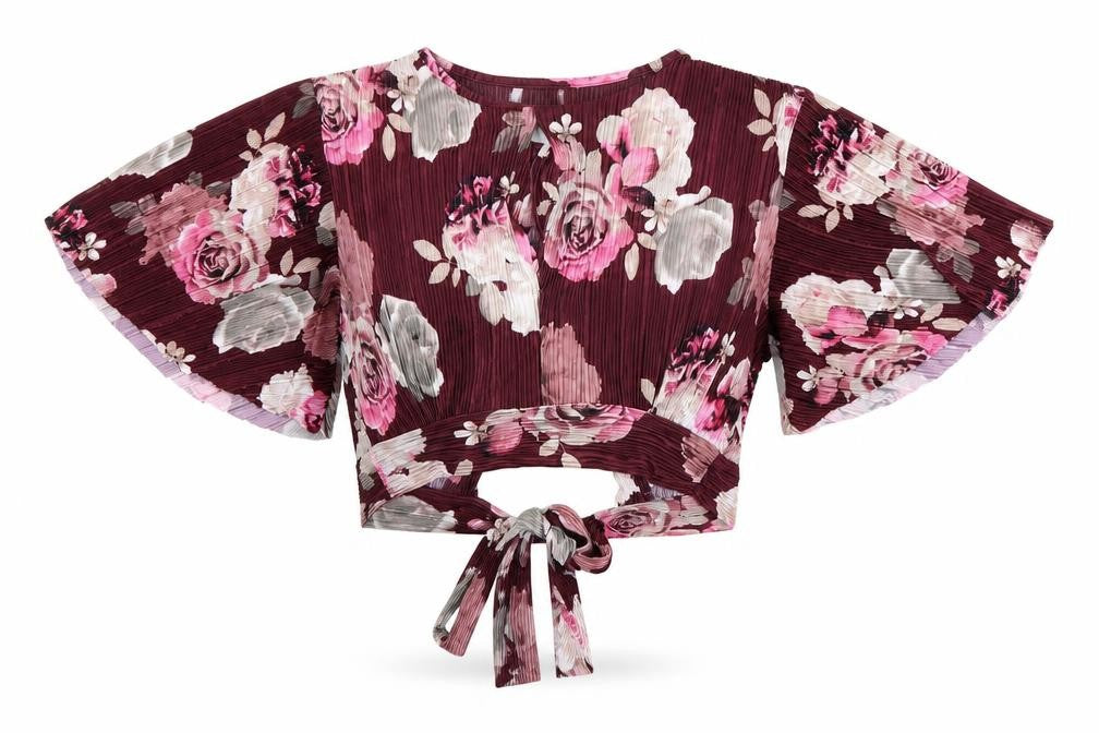 New Look Womens Purple Floral  Basic Blouse Size 8