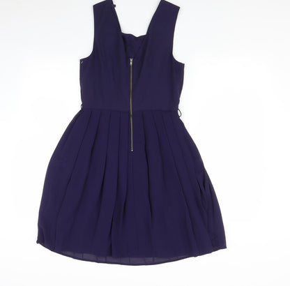 Next Womens Purple   Fit & Flare  Size 8