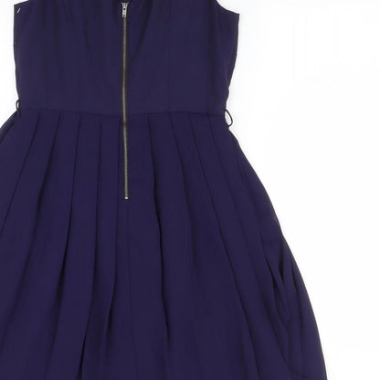 Next Womens Purple   Fit & Flare  Size 8
