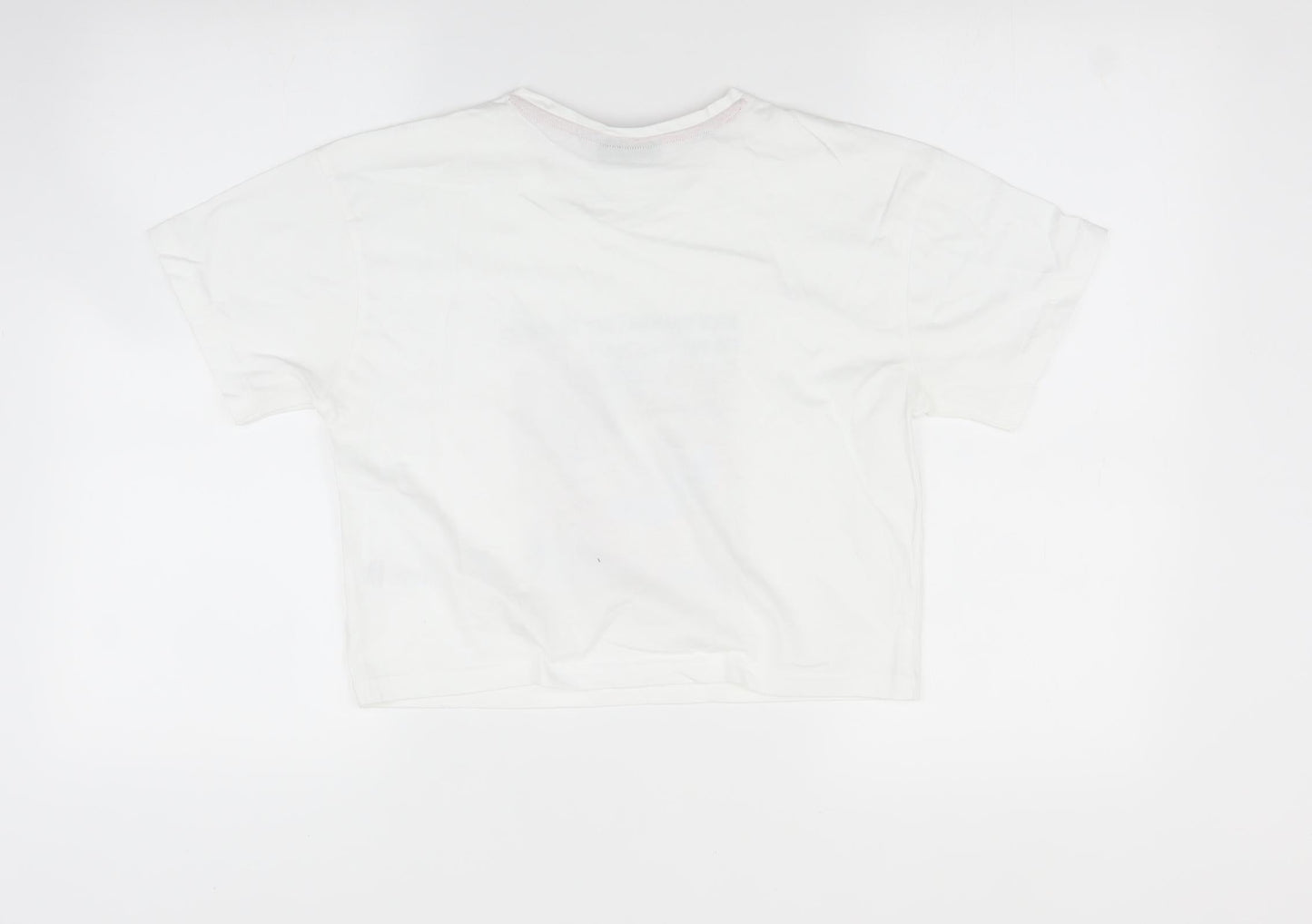 New Look Womens White   Basic T-Shirt Size S  - Friends