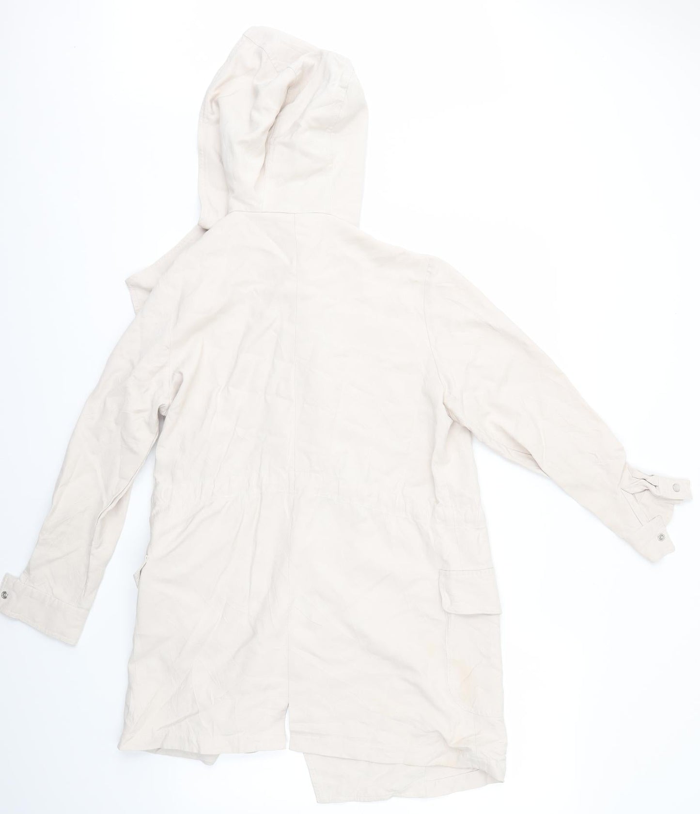 Preworn Womens Beige   Jacket Coat Size L