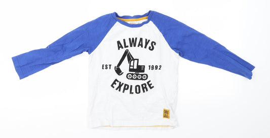 F&F Boys Multicoloured   Basic T-Shirt Size 6-7 Years