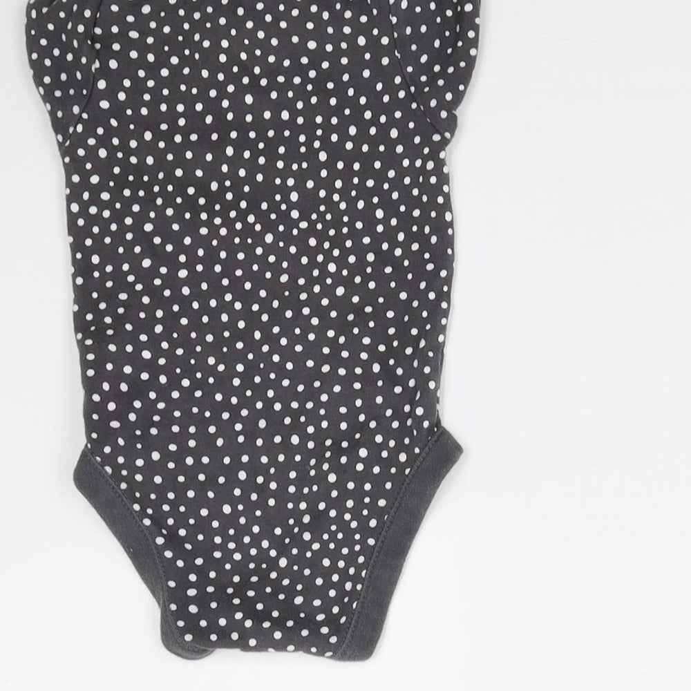 George  Grey Polka Dot  Babygrow One-Piece Size 12-18 Months