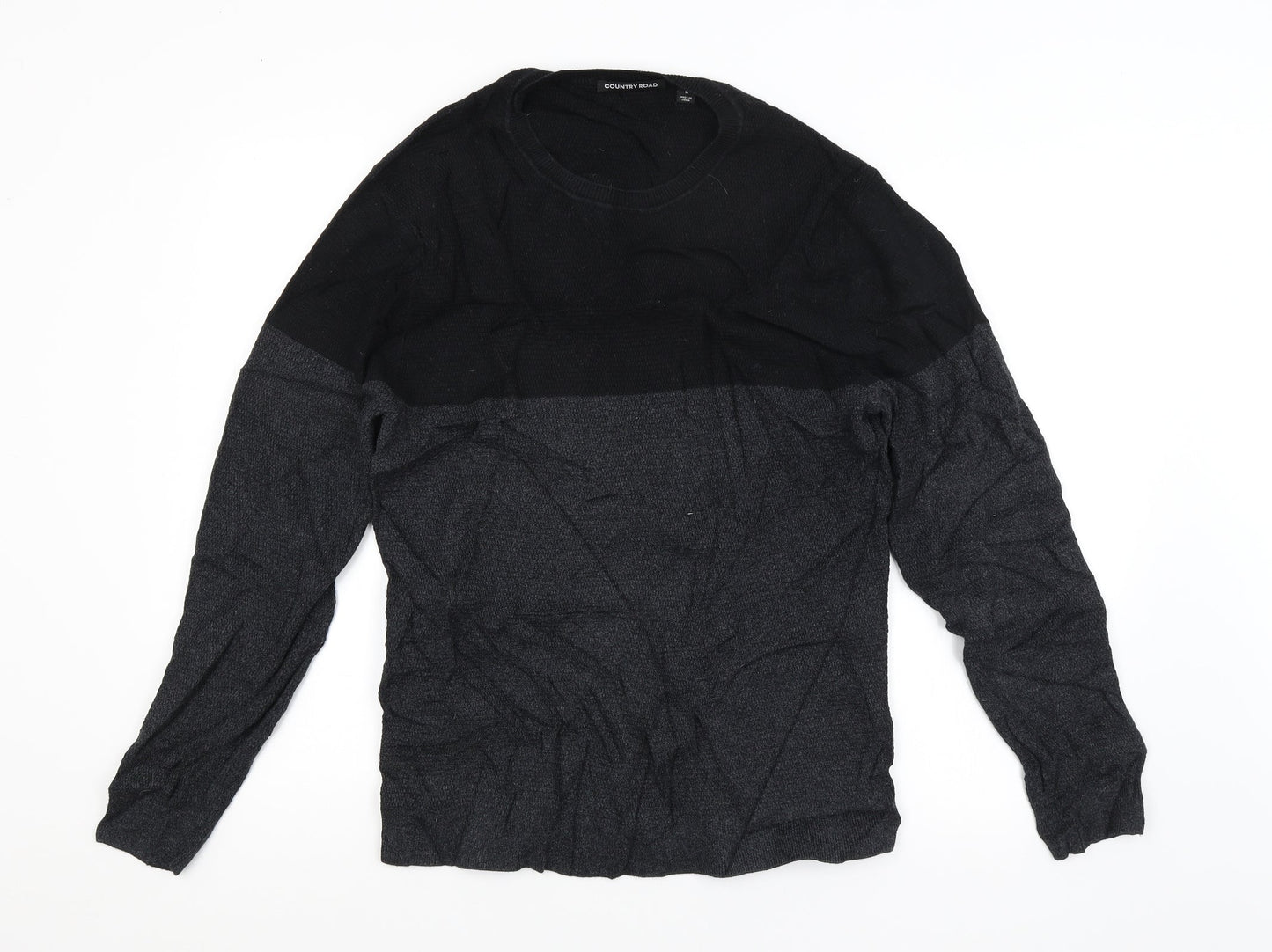 Country Road Mens Black   Pullover Jumper Size M