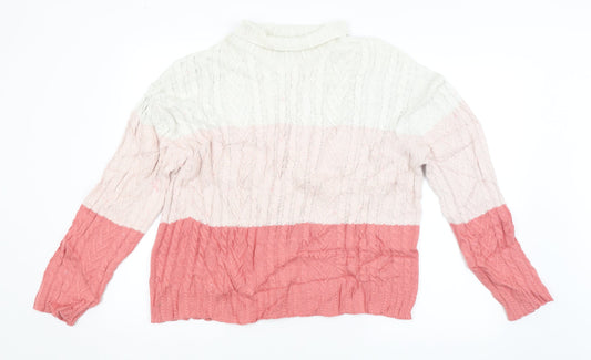 M&S Womens Multicoloured   Pullover Jumper Size M