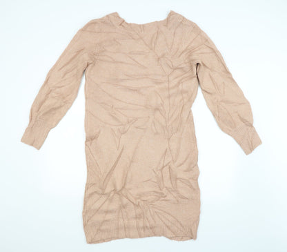 Body Flirt Womens Pink Striped  Pullover Jumper Size 12