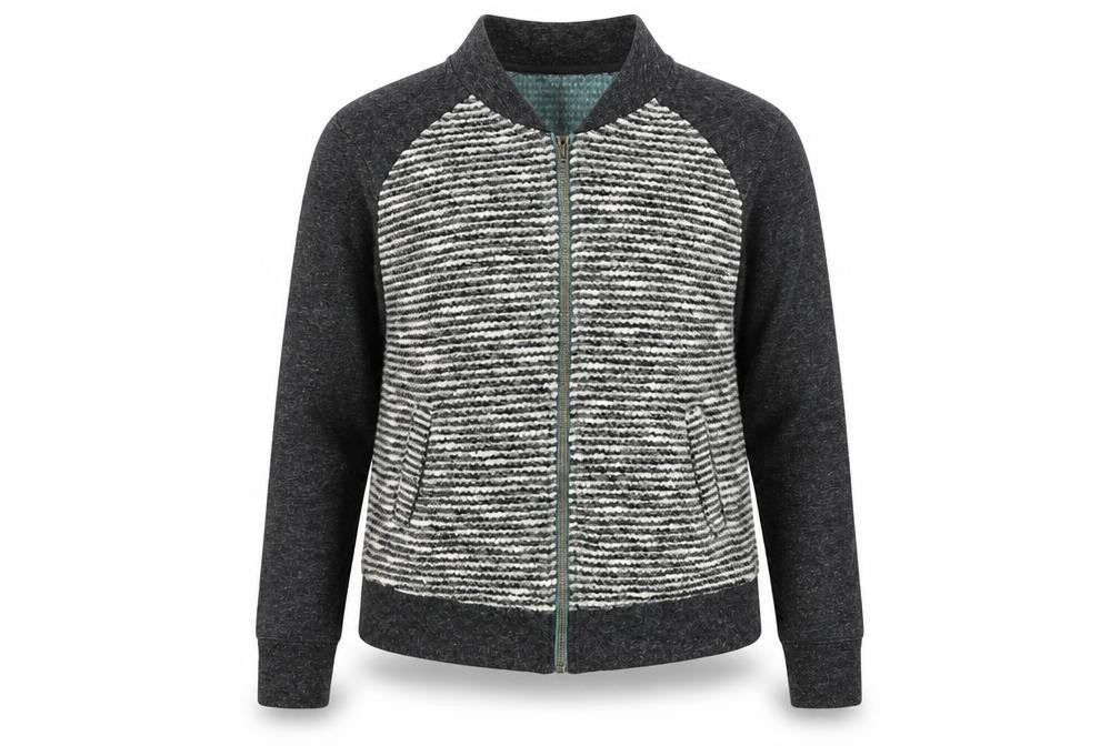Lucky Brand Womens Grey   Full Zip Sweatshirt Size S