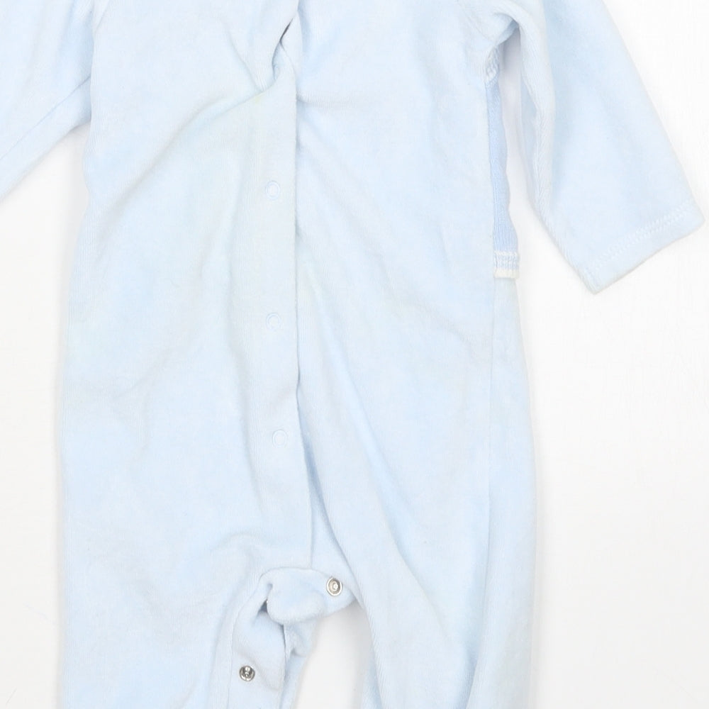 May Ral Boys Blue   Babygrow One-Piece Size 3-6 Months