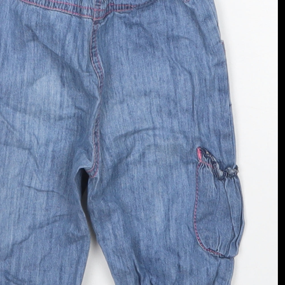 Babaluno Girls Blue    Jeans Size 3-6 Months