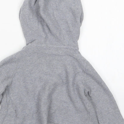 Brand and care label for RESERVED Baby Grey Cardigan Jumper, size 6-9, Months