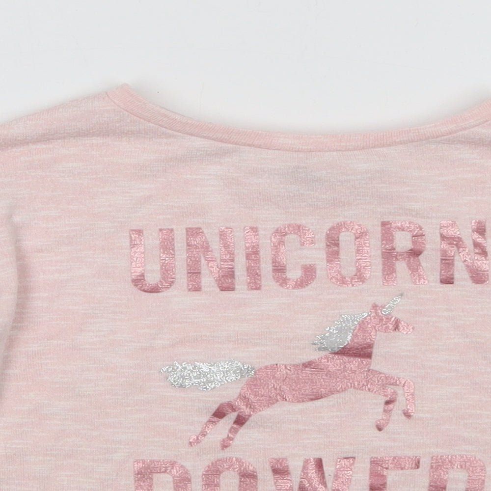 evie Girls Pink   Pullover Jumper Size 5-6 Years