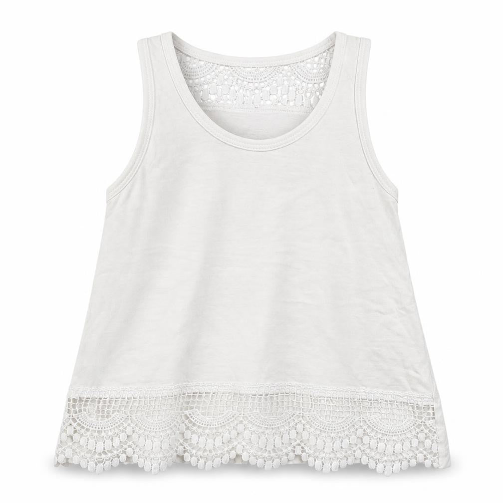 Primark Girls White   Basic Tank Size 3-4 Years