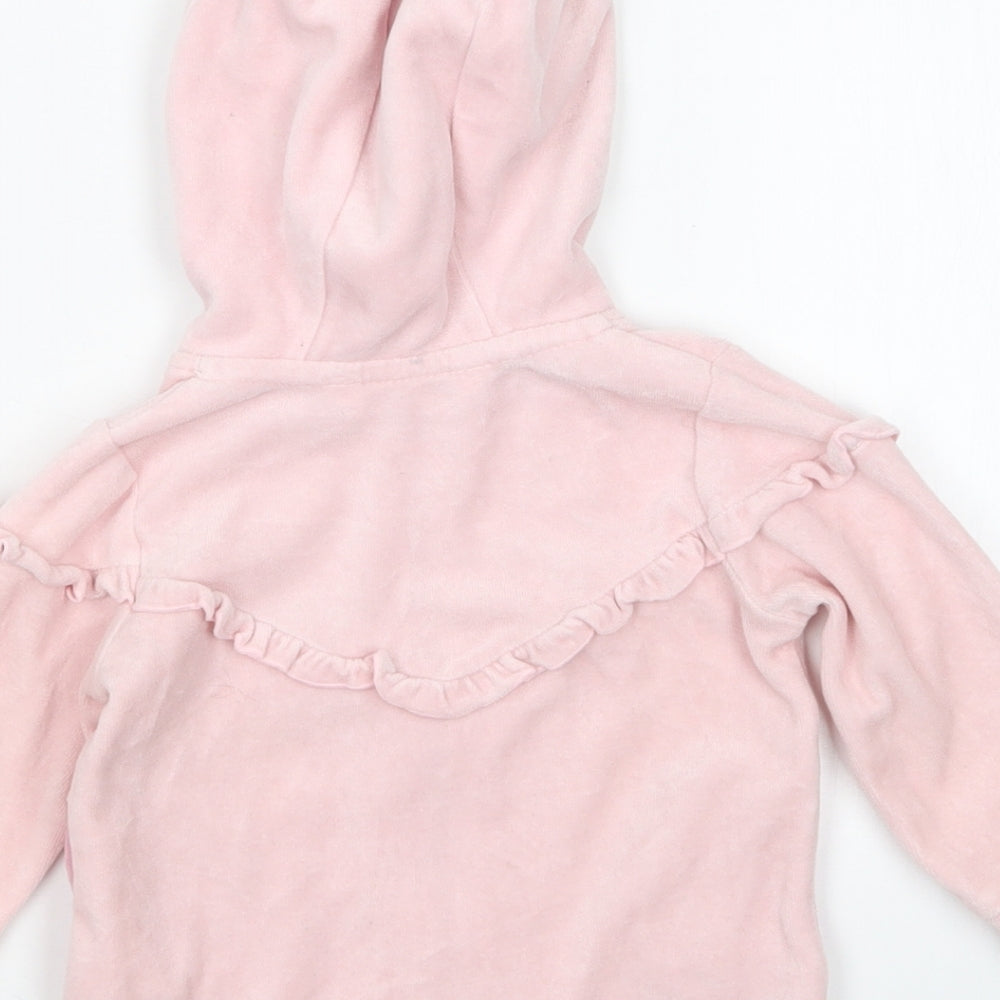 coccodrillo Girls Pink   Full Zip Jumper Size 6-9 Months