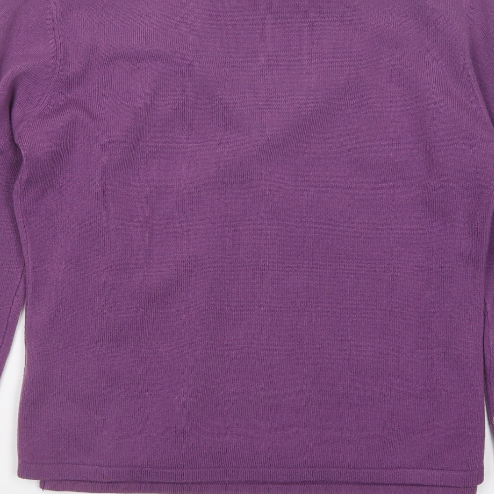 Debenhams Womens Purple   Pullover Jumper Size 14