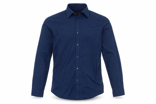 F&F Mens Blue    Button-Up Size 15.5