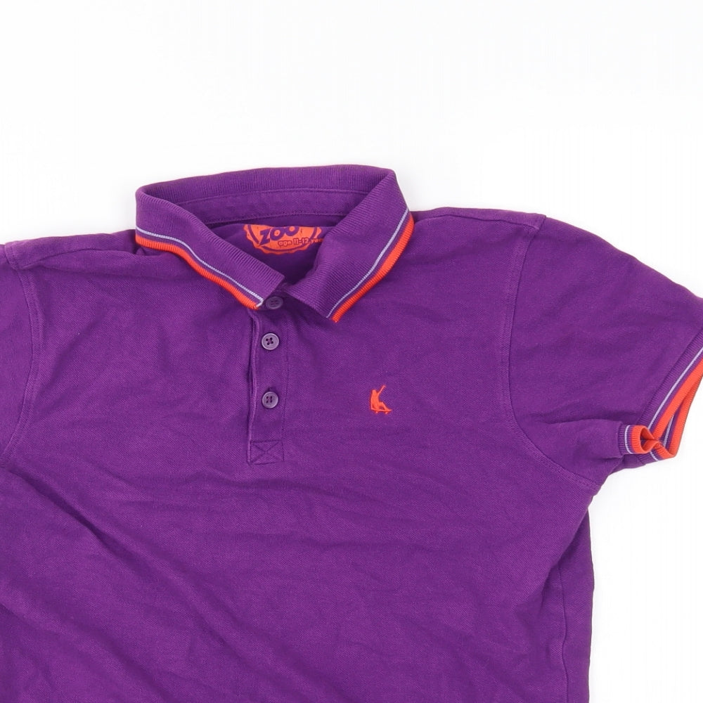 Blue Zoo Girls Purple   Basic Polo Size 11-12 Years