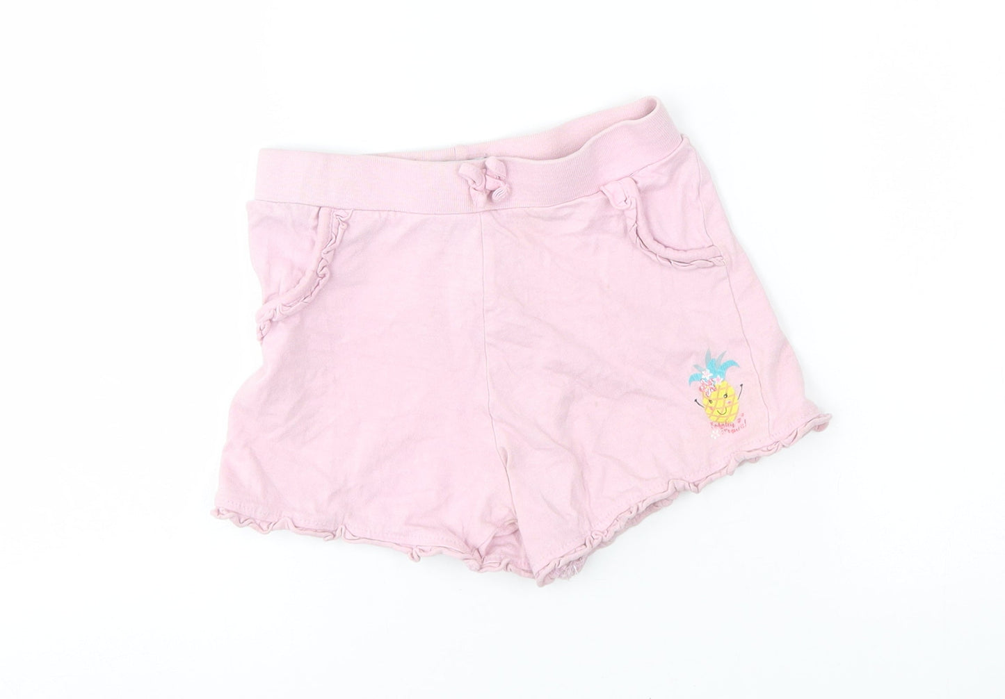Primark Girls Pink    Sleep Shorts Size 7-8 Years  - pineapple