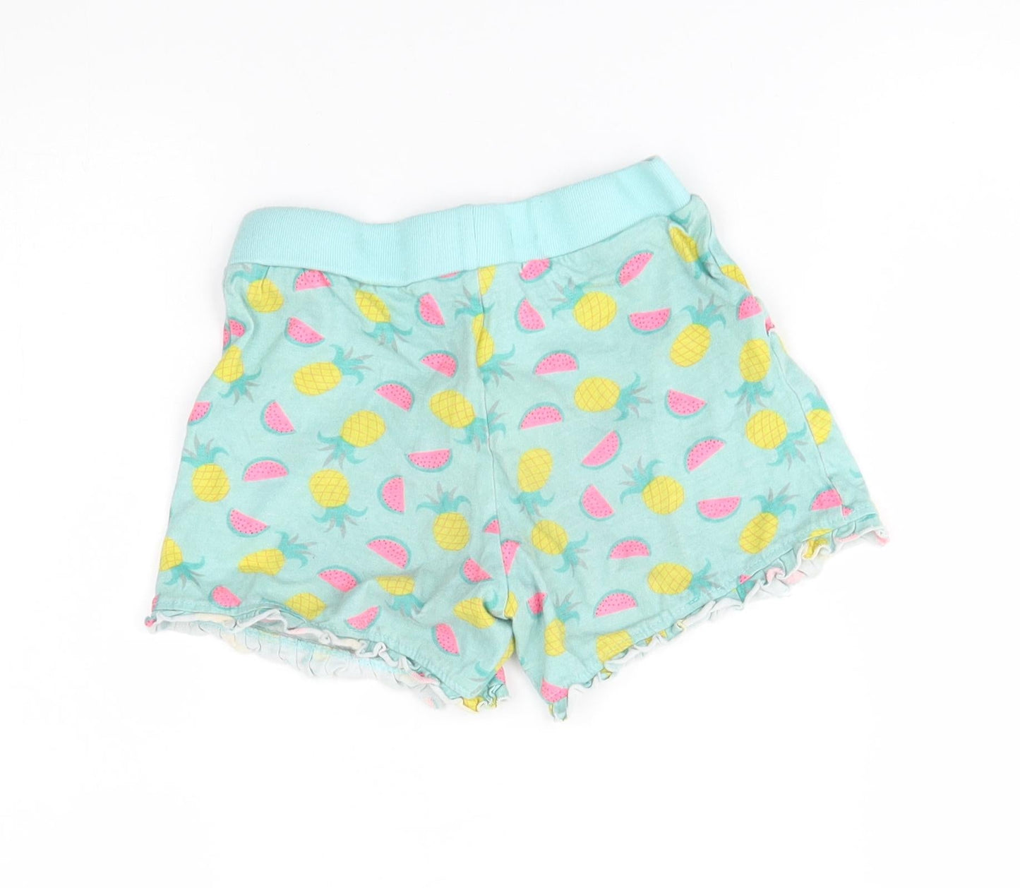 Primark Girls Blue    Sleep Shorts Size 7-8 Years  - pineapple melon