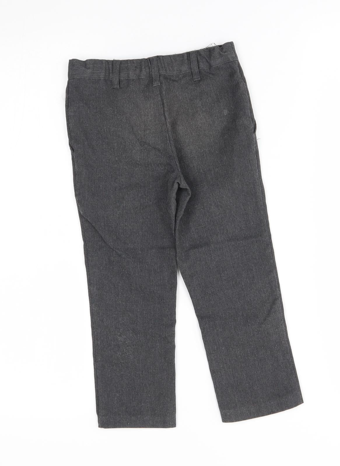 George Boys Grey   Chino Trousers Size 3-4 Years