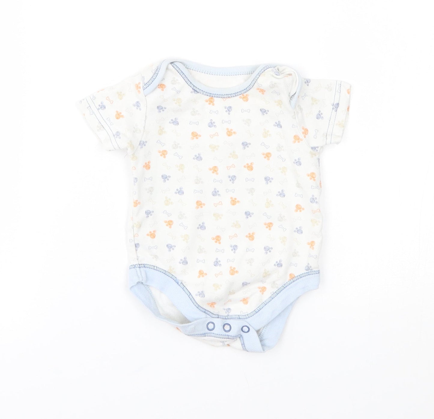 Baby Baby White   Babygrow One-Piece Size 0-3 Months  -