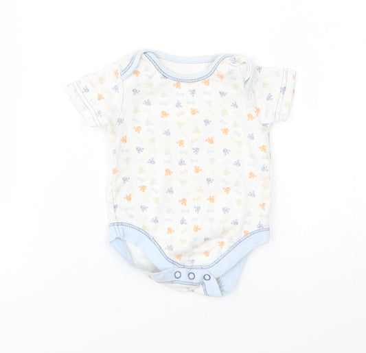 Baby Baby White   Babygrow One-Piece Size 0-3 Months  -