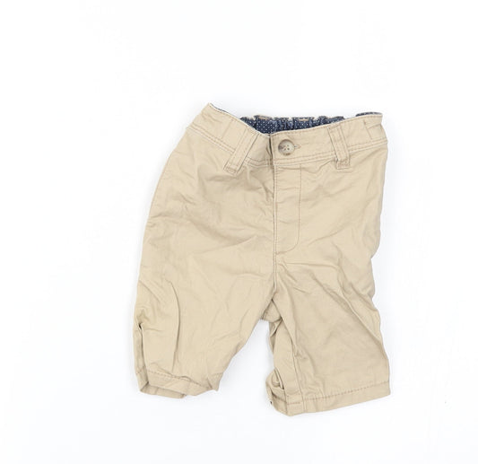 Matalan Baby Beige   Cropped Trousers Size 9-12 Months  - shorts