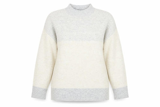 Front view of Atmosphere women’s ivory knit jumper, size UK 10