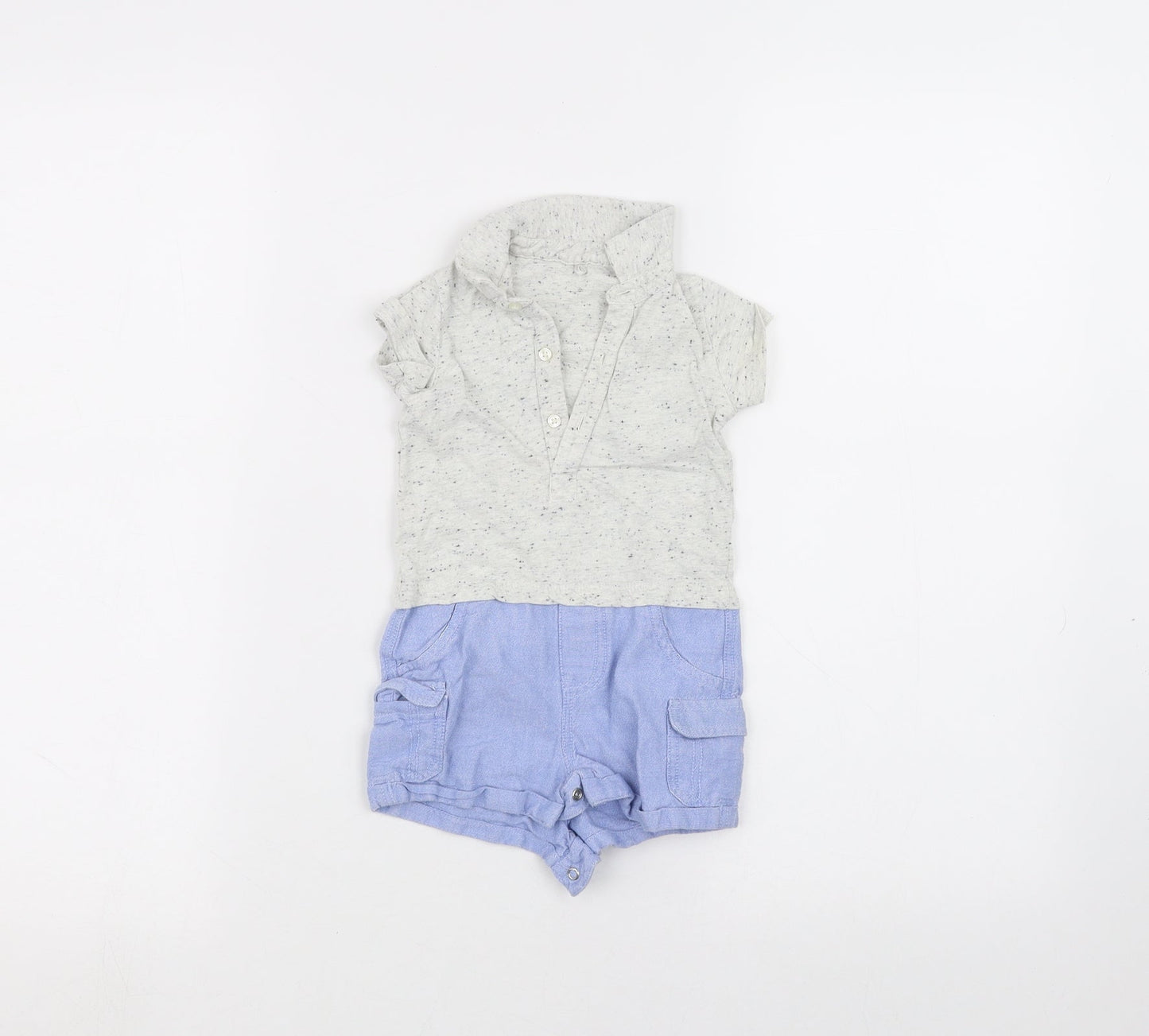 TU Baby White   Babygrow One-Piece Size 3-6 Months