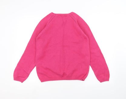 ISLE Womens Pink   Pullover Jumper Size S