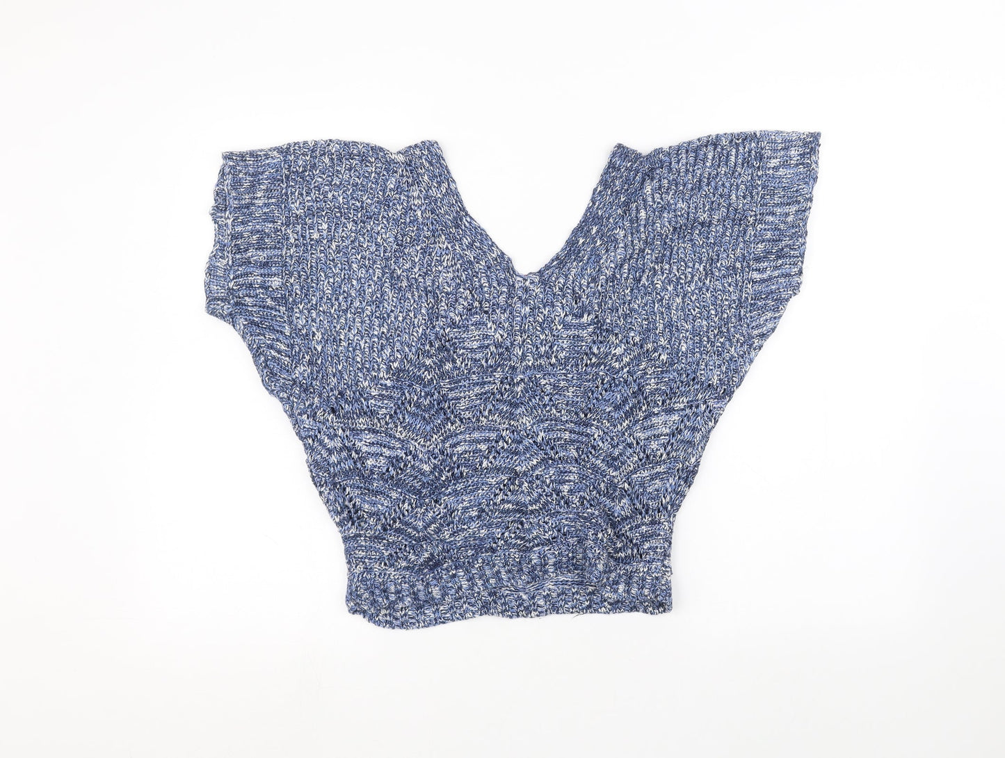 Be beau Womens Blue   Basic Blouse Size 10