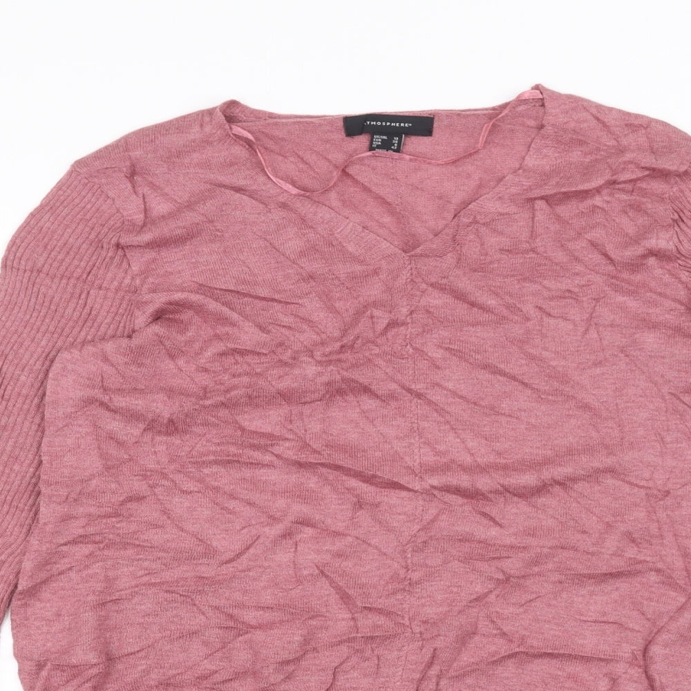 Atmosphere Womens Pink   Basic T-Shirt Size 10